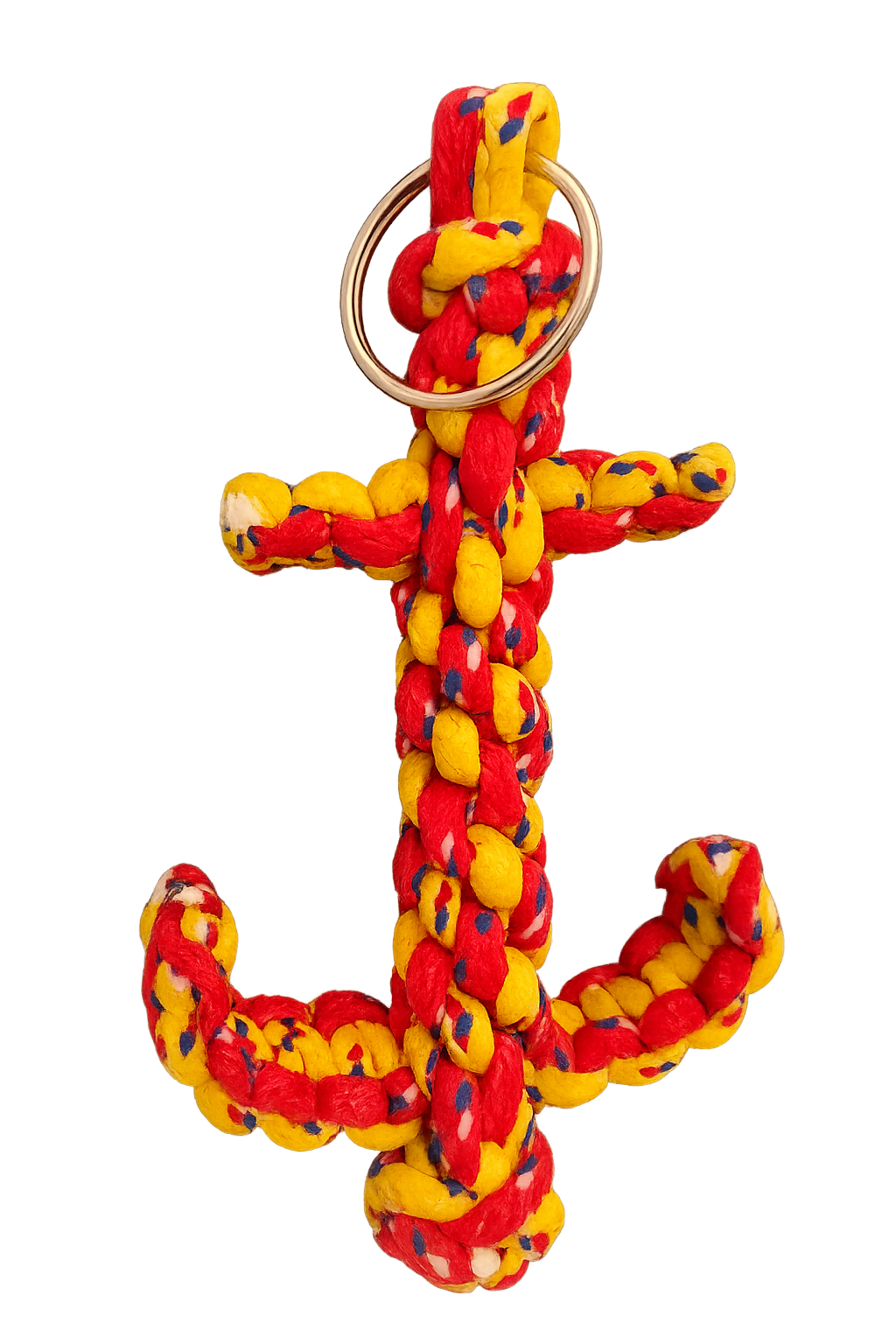 Ankerknoten groß gelb/rot